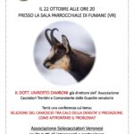 FUMANE (VERONA): UN CONVEGNO SUL CAMOSCIO