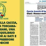 FEDERCACCIA TOSCANA-UCT: SULL’ APERTURA DELLA CACCIA BENE GIANI, UNA SCELTA DI EQUILIBRIO CHE RISPONDE AI DATI E NON ALLE PRESSIONI IDEOLOGICHE