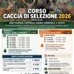 FIDC PERUGIA. CORSO CACCIA DI SELEZIONE 2026: NUOVO CALENDARIO AUTUNNALE